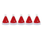 Christmas Wine Bottle Cover Caps, Red and Green Xmas Hat and Scarf Sets, Home Ornament, Festival Party Tableware Decoration Supplies - 02ALABA