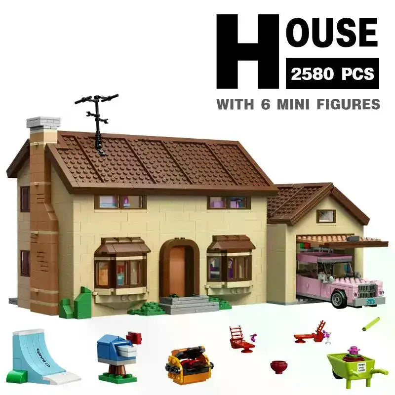 Available now: The Kwik-E-Mart and Supermarket House Model Building Block Sets 16004, 16005, 71016, 71006 - ideal toys for birthdays and Christmas gifts. - 02ALABA