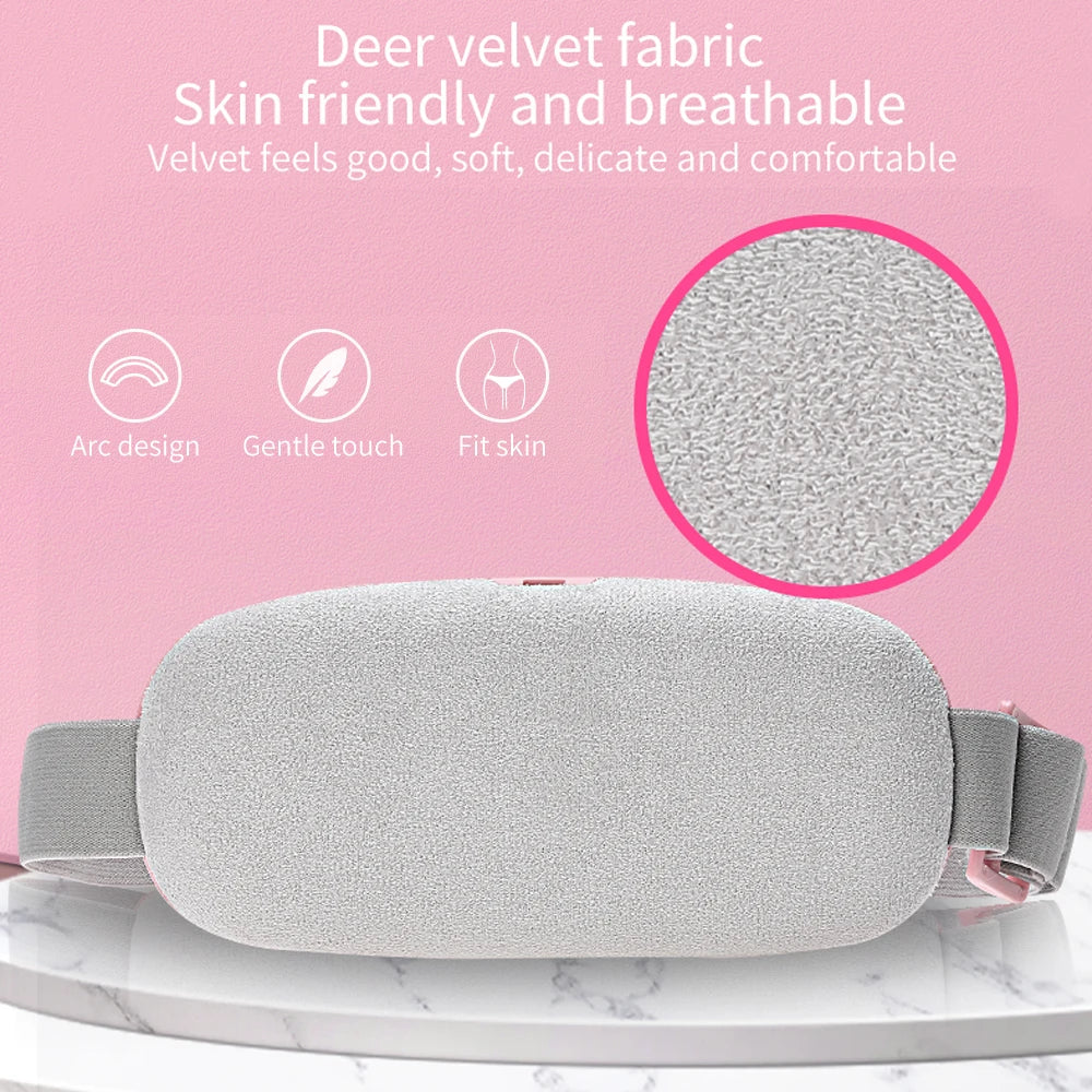 Electric Heating Waist Massage Belt Abdominal Menstrual Heating Pad Belly Warm Palace Belt for Period Cramp Relief