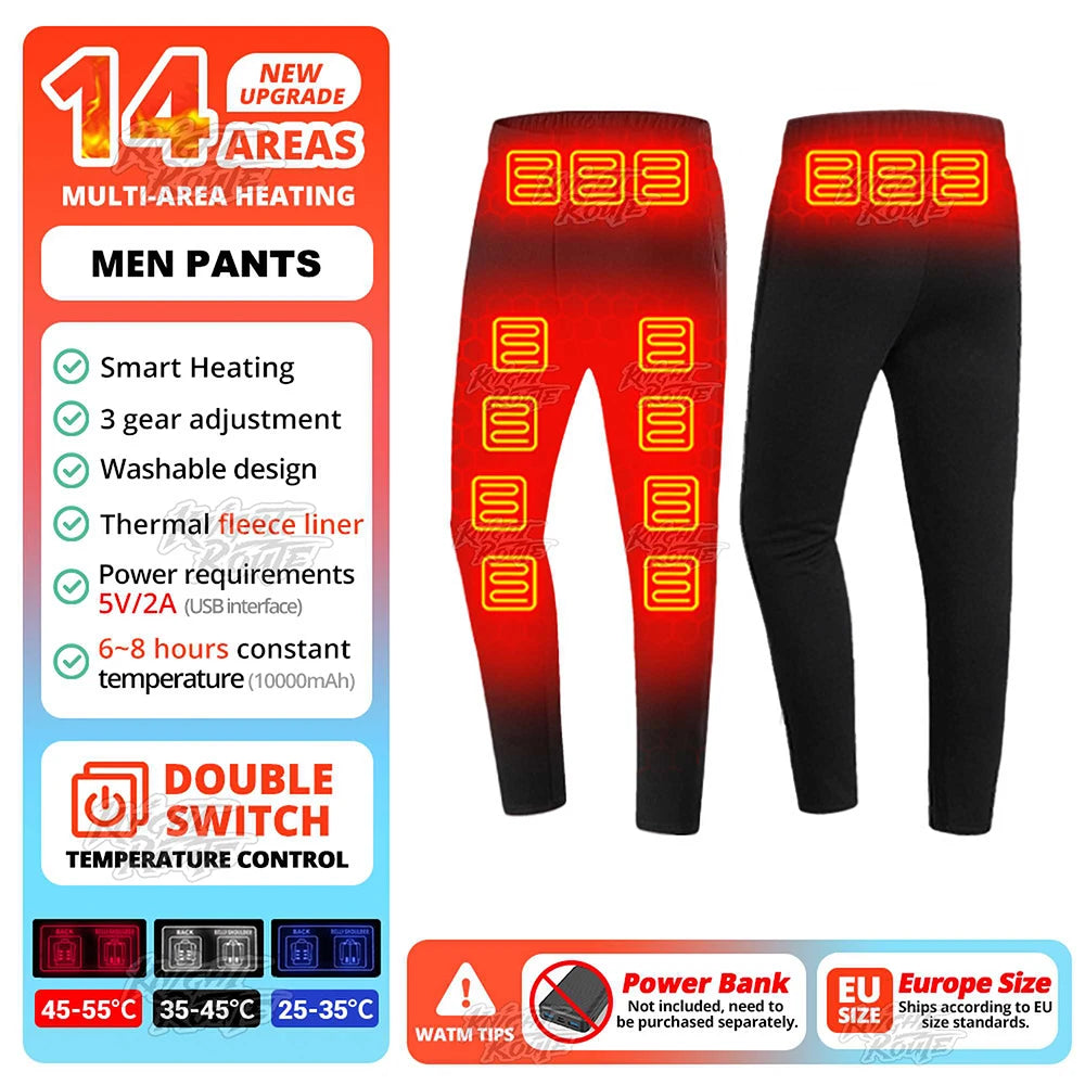 USB-Powered Heated Vest for Men and Women - Electric Heating Jacket with Adjustable Temperature for Outdoor Sports, Camping, Motorcycling, and Winter Activities - 02ALABA