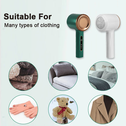 Rechargeable Fabric Shaver - Efficient Lint Remover for Clothes - 02ALABA