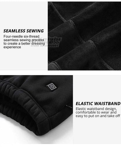 USB-Powered Heated Vest for Men and Women - Electric Heating Jacket with Adjustable Temperature for Outdoor Sports, Camping, Motorcycling, and Winter Activities