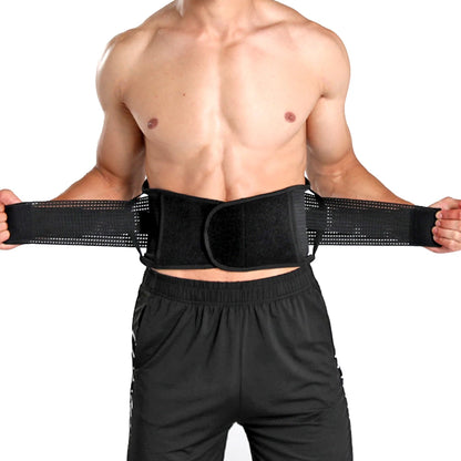 Adjustable Lumbar Support Belt - Breathable Lower Back Brace for Lifting, Herniated Disc, Sciatica & Pain Relief