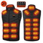 USB-Powered Heated Vest for Men and Women - Electric Heating Jacket with Adjustable Temperature for Outdoor Sports, Camping, Motorcycling, and Winter Activities - 02ALABA