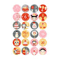 1 Piece 24-Day Christmas Advent Calendar Number Stickers, Multi-Function Gift Packaging Adhesive Labels, Sealing Sticker Decorations. - 02ALABA