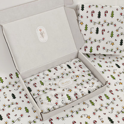 10/20 Sheets of Christmas Lantern Pattern Tissue Paper, 20*14inch Gift Wrapping Paper, Suitable for Christmas, Winter, Thanksgiving, Birthday Gift Wrapping, Bouquet Filling and Party Gift Wrapping, Best for Christmas, Perfect