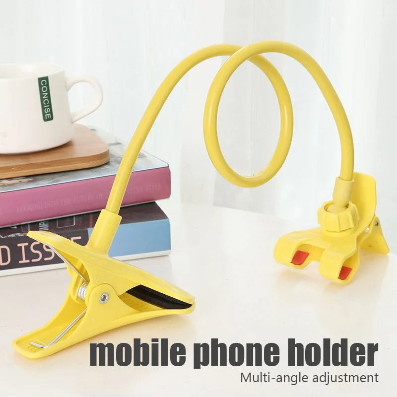 Flexible Universal Mobile Phone Holder, Lazy Bed Desktop Mount Bracket, Adjustable Cell Phone Clip, Smartphone Stand - 02ALABA