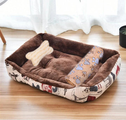 Warm Pet Nest Kennel For Small Medium Large Dogs Puppy Kitten Plus Size Bed with Machine Washable Warm Cozy Large Dog House