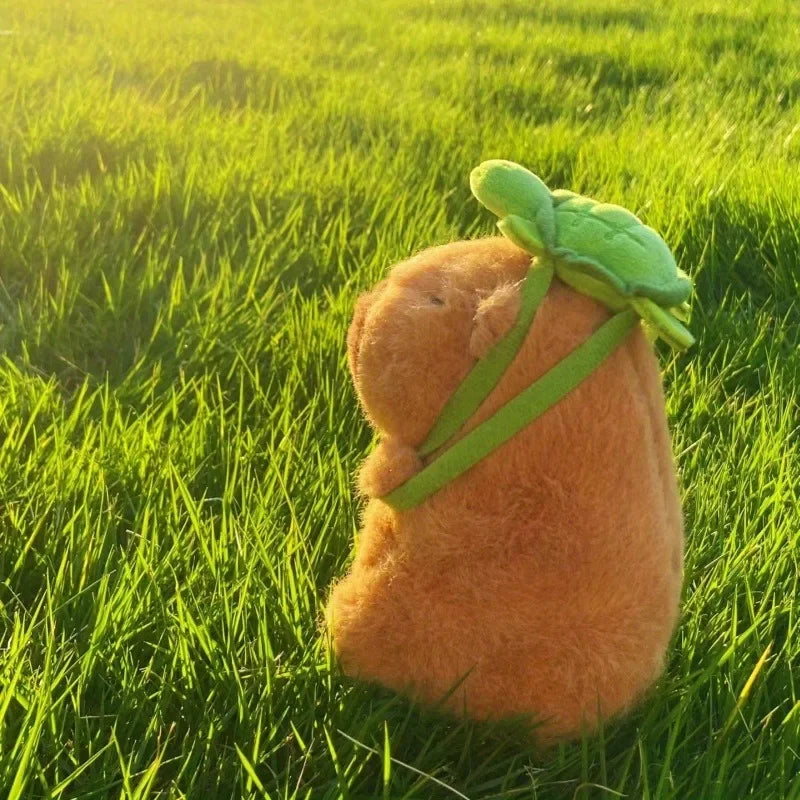 23cm Capybara Plush Simulation Capibara Anime Fluffty Toy Cute Doll Stuffed Animals Soft Doll Plush Christmas Thanksgiving Gift - 02ALABA