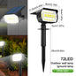 72/68 LED Solar Landscape Lights, IP65 Waterproof Outdoor Solar Light with 3 Modes, Solar Garden Spotlight for Yard, Lawn, Walkway. - 02ALABA