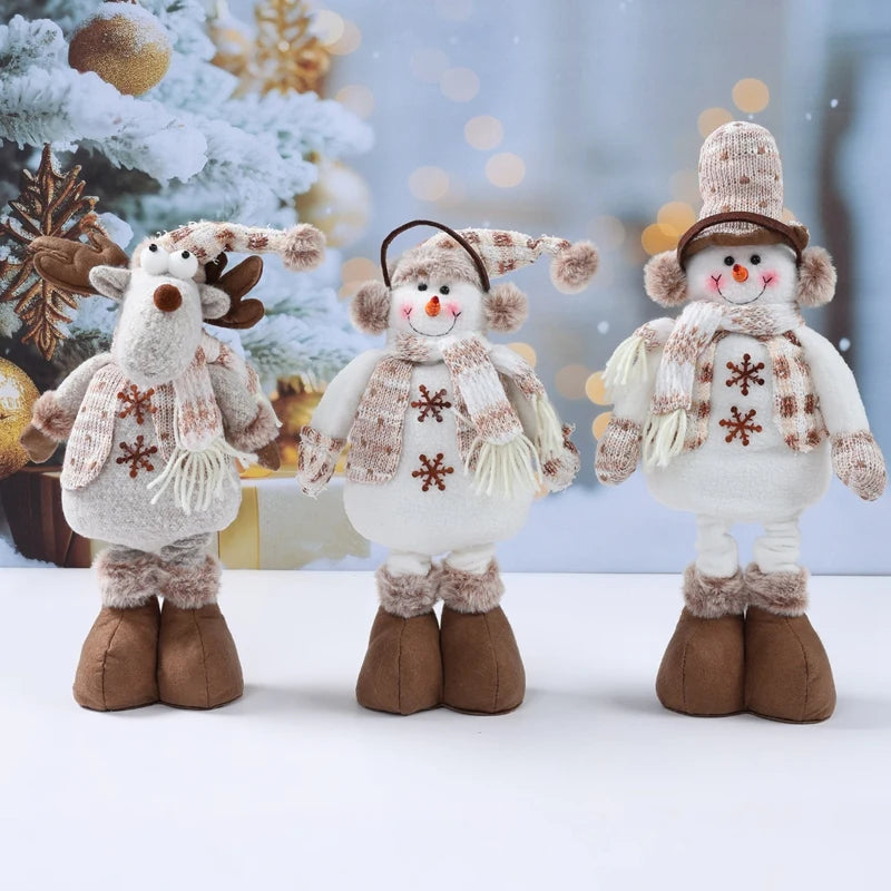 Telescopic Christmas Doll Merry Christmas Decorations For Home 2025 Christmas Ornament Xmas Navidad Noel Gifts New Year 2026