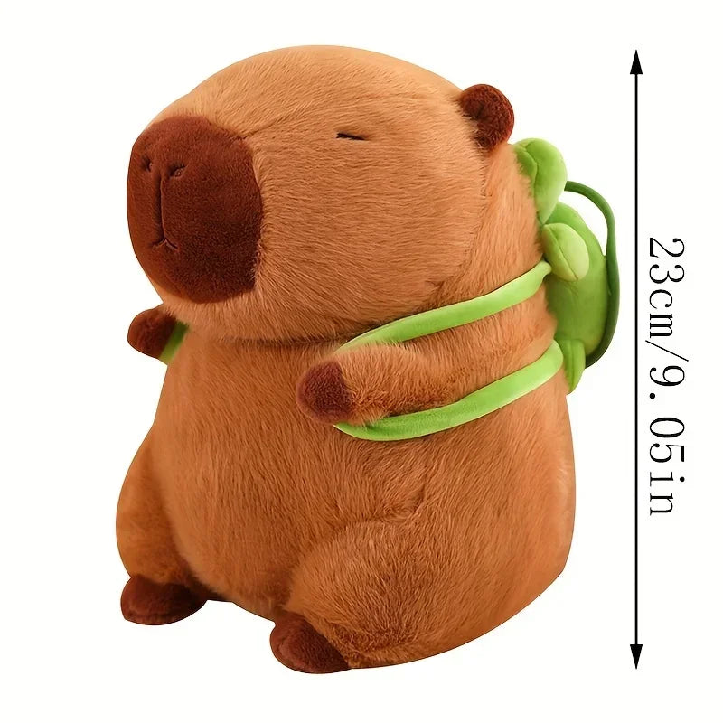 23cm Capybara Plush Simulation Capibara Anime Fluffty Toy Cute Doll Stuffed Animals Soft Doll Plush Christmas Thanksgiving Gift - 02ALABA