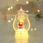LED Lantern Lights featuring Santa Claus, Snowman, and Christmas Tree designs, perfect as Merry Christmas decorations for homes. - 02ALABA