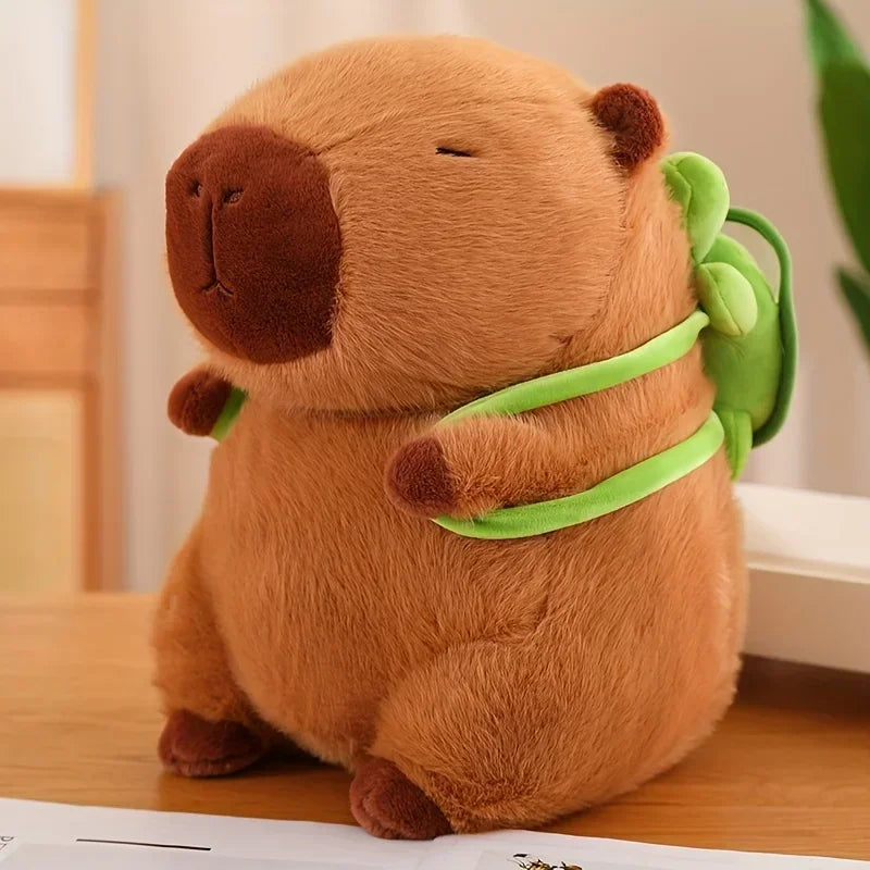 23cm Capybara Plush Simulation Capibara Anime Fluffty Toy Cute Doll Stuffed Animals Soft Doll Plush Christmas Thanksgiving Gift - 02ALABA