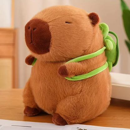 23cm Capybara Plush Simulation Capibara Anime Fluffty Toy Cute Doll Stuffed Animals Soft Doll Plush Christmas Thanksgiving Gift - 02ALABA