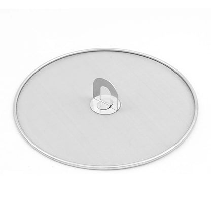 Stainless Steel Oil-Splash Guard for Cooking – Split Design Non-Stick Splatter Cover for Pans & Pots, Reusable Kitchen Tool