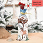 2024 Christmas Wine Bottle Cover Set, Golden Velvet Dress and Cap, Wine Bottle Bag Sleeve for Xmas and New Year Dinner Table Decoration. - 02ALABA