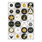 1 Piece 24-Day Christmas Advent Calendar Number Stickers, Multi-Function Gift Packaging Adhesive Labels, Sealing Sticker Decorations. - 02ALABA