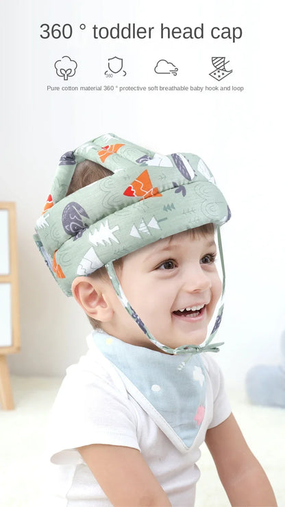 Anti-collision Protective Hat Baby Safety Helmet Soft Comfortable Head Security & Protection Adjustable Hats Baby Toddler Cap