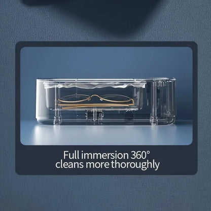 Xiaomi MIJIA Ultrasonic Glasses Cleaner, 45KHZ Ultrasound Jewelry Cleaning Machine, High-Frequency Ultrasonic Cleaning Bath - 02ALABA