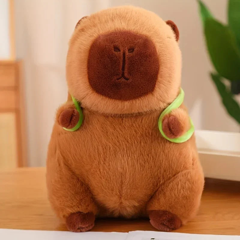 23cm Capybara Plush Simulation Capibara Anime Fluffty Toy Cute Doll Stuffed Animals Soft Doll Plush Christmas Thanksgiving Gift - 02ALABA