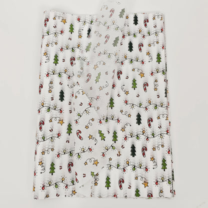 10/20 Sheets of Christmas Lantern Pattern Tissue Paper, 20*14inch Gift Wrapping Paper, Suitable for Christmas, Winter, Thanksgiving, Birthday Gift Wrapping, Bouquet Filling and Party Gift Wrapping, Best for Christmas, Perfect