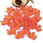 50/100 Pieces Artificial Silk Maple Leaves, Autumn Faux Leaf Garlands, Maple Leaf Vines for Thanksgiving, Halloween, and Wedding Party Decorations. - 02ALABA
