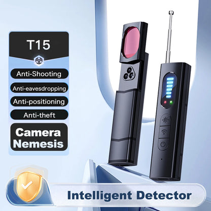 T15 Camera Detector: Wireless Signal Infrared Scanner and Anti-location Device - Professional GPS Search and Security Protection - 02ALABA