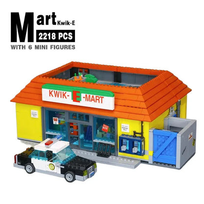 Available now: The Kwik-E-Mart and Supermarket House Model Building Block Sets 16004, 16005, 71016, 71006 - ideal toys for birthdays and Christmas gifts. - 02ALABA