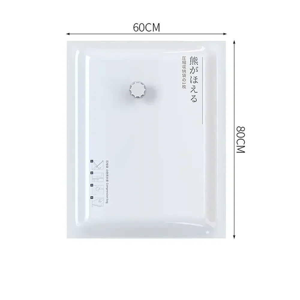 New Reusable Vacuum Bags for Travel Dustproof Space Saver Vacuum Compression Bag Waterproof Luggage Vacuum Storage Bag Backpack