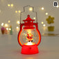 LED Lantern Lights featuring Santa Claus, Snowman, and Christmas Tree designs, perfect as Merry Christmas decorations for homes. - 02ALABA
