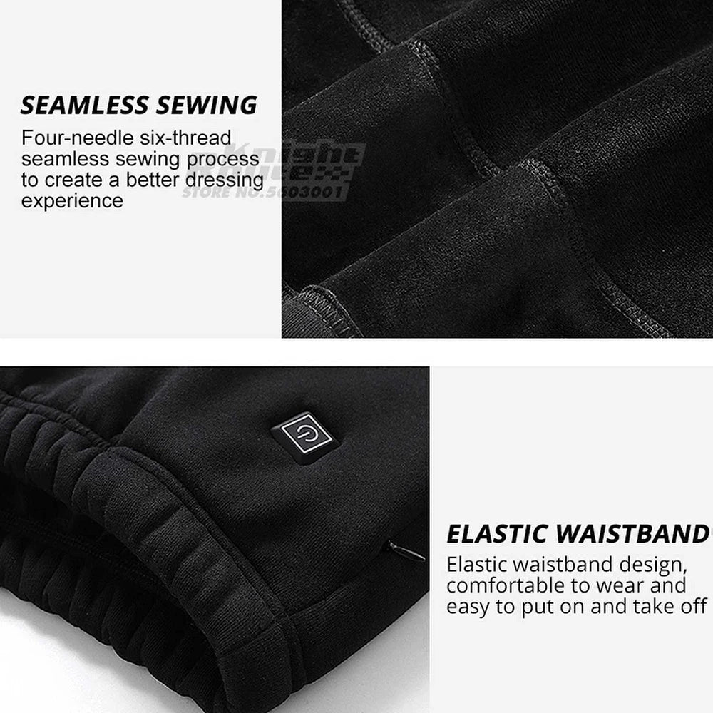 USB-Powered Heated Vest for Men and Women - Electric Heating Jacket with Adjustable Temperature for Outdoor Sports, Camping, Motorcycling, and Winter Activities - 02ALABA