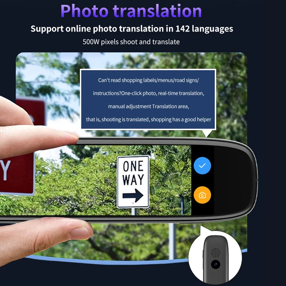 S65 Pro Smart MultifunctionTranslation Real Time Languages Translator Business Dictionary Pen Voice Scan Translator Pen