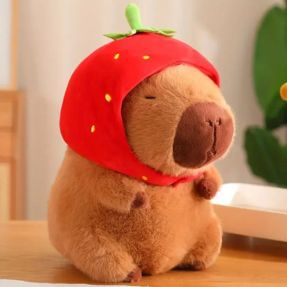 23cm Capybara Plush Simulation Capibara Anime Fluffty Toy Cute Doll Stuffed Animals Soft Doll Plush Christmas Thanksgiving Gift - 02ALABA