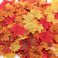 50/100 Pieces Artificial Silk Maple Leaves, Autumn Faux Leaf Garlands, Maple Leaf Vines for Thanksgiving, Halloween, and Wedding Party Decorations. - 02ALABA