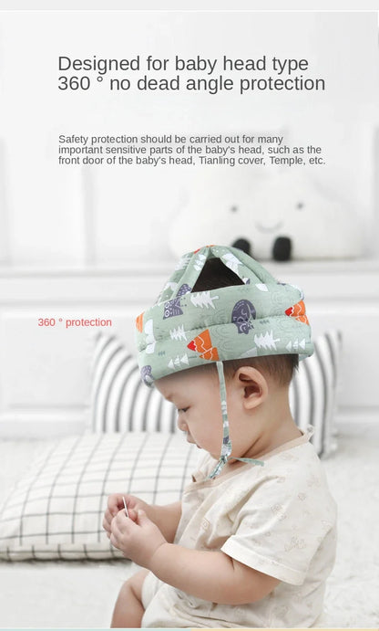 Anti-collision Protective Hat Baby Safety Helmet Soft Comfortable Head Security & Protection Adjustable Hats Baby Toddler Cap