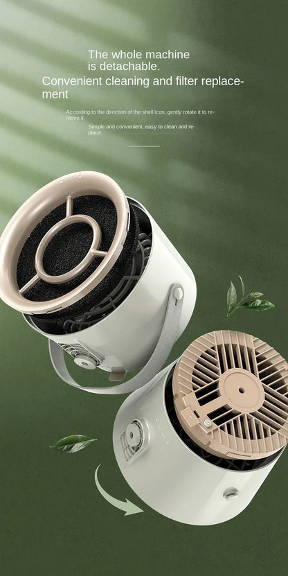 New Portable Exhaust Fan Small Kitchen Hood Extractor Barbecue USB Supply Desktop Range Hoods Mini Suction Cooker Hood