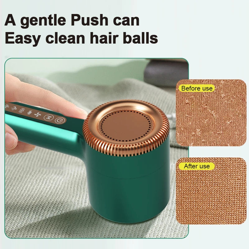 Rechargeable Fabric Shaver - Efficient Lint Remover for Clothes - 02ALABA