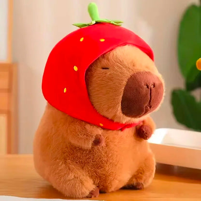 23cm Capybara Plush Simulation Capibara Anime Fluffty Toy Cute Doll Stuffed Animals Soft Doll Plush Christmas Thanksgiving Gift - 02ALABA