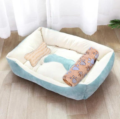 Warm Pet Nest Kennel For Small Medium Large Dogs Puppy Kitten Plus Size Bed with Machine Washable Warm Cozy Large Dog House
