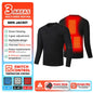 USB-Powered Heated Vest for Men and Women - Electric Heating Jacket with Adjustable Temperature for Outdoor Sports, Camping, Motorcycling, and Winter Activities - 02ALABA