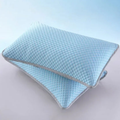 Summer Cooling Pillowcase Solid Color Ice Bean Bean Pillowcase Cool Feeling Air Conditioning Cover Washable  (No Pillow) 48x74cm