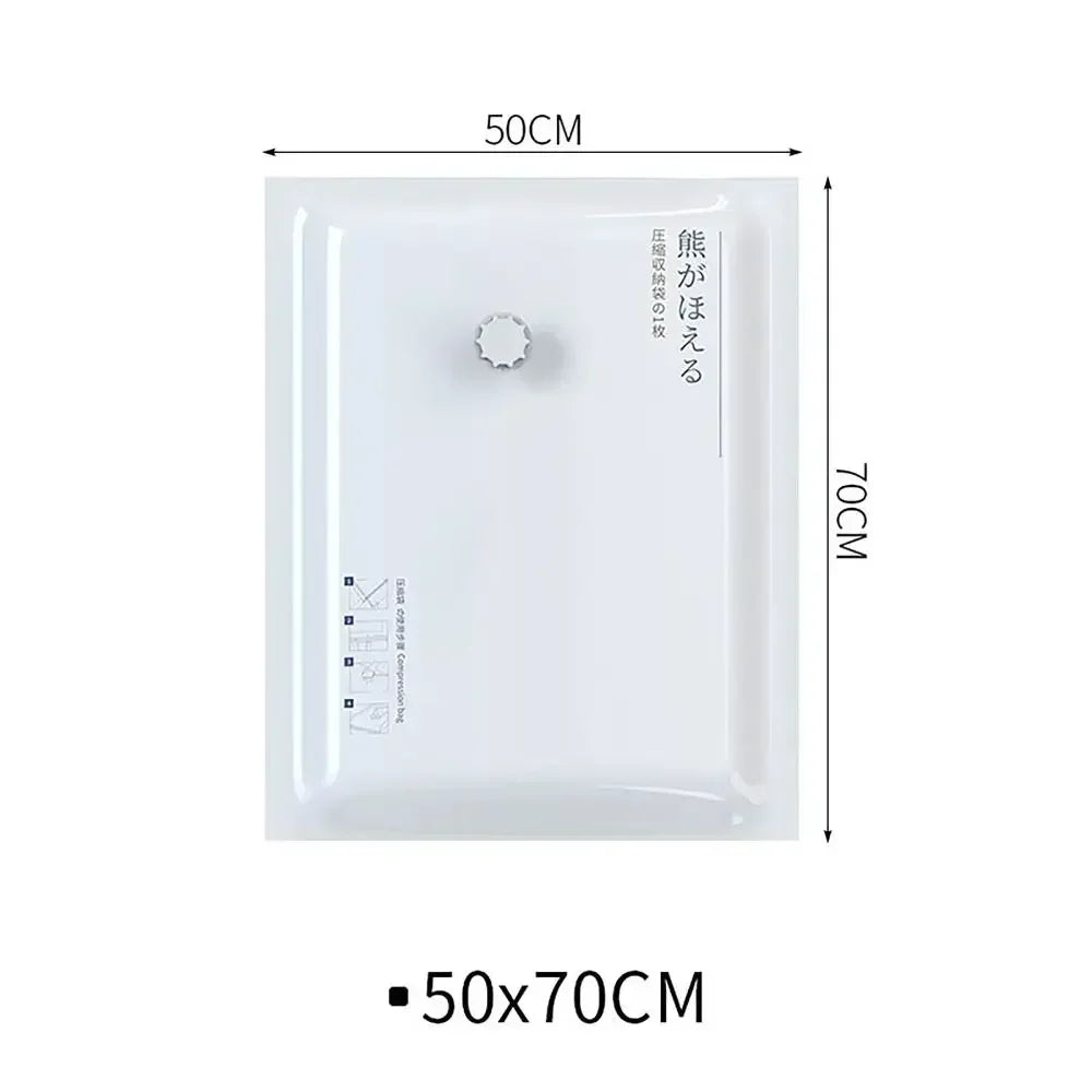 New Reusable Vacuum Bags for Travel Dustproof Space Saver Vacuum Compression Bag Waterproof Luggage Vacuum Storage Bag Backpack