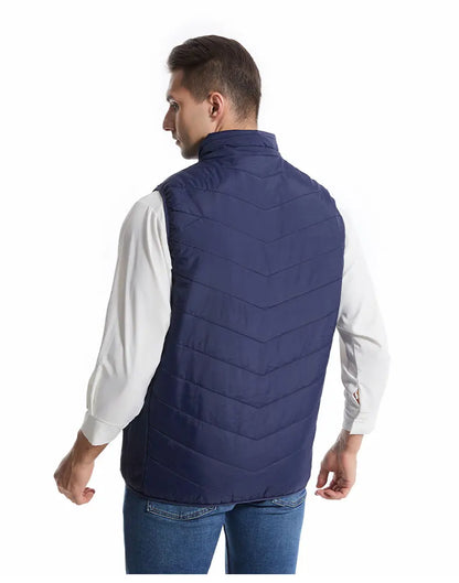USB-Powered Heated Vest for Men and Women - Electric Heating Jacket with Adjustable Temperature for Outdoor Sports, Camping, Motorcycling, and Winter Activities