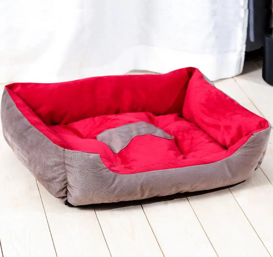 Warm Pet Nest Kennel For Small Medium Large Dogs Puppy Kitten Plus Size Bed with Machine Washable Warm Cozy Large Dog House