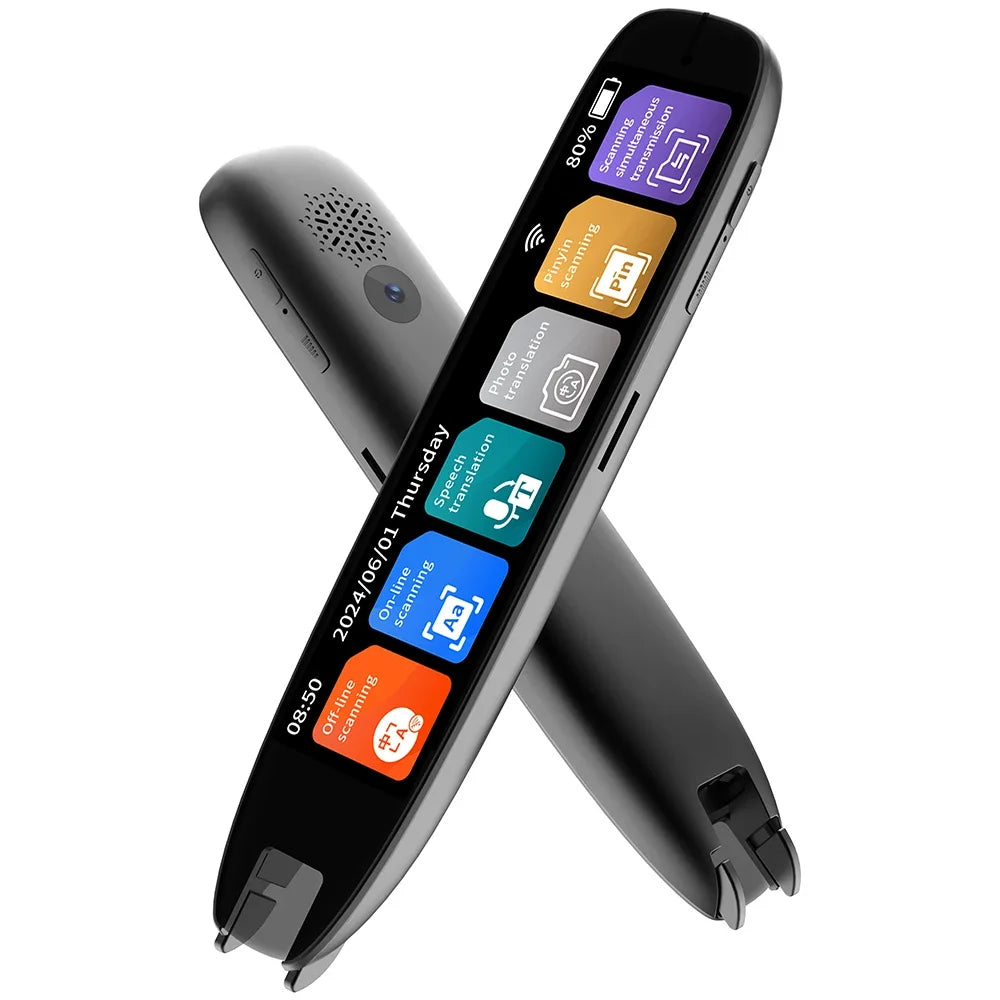 S65 Pro Smart MultifunctionTranslation Real Time Languages Translator Business Dictionary Pen Voice Scan Translator Pen
