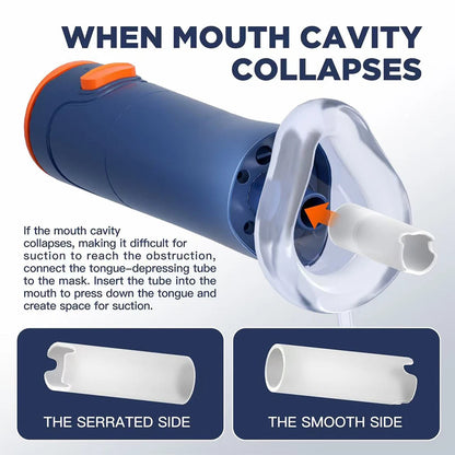 CPR Mask First Aid Choking Rescue Device Travel Home Choking Emergency Device Adult Children Portable Asphyxia Rescue Machine