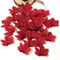 50/100 Pieces Artificial Silk Maple Leaves, Autumn Faux Leaf Garlands, Maple Leaf Vines for Thanksgiving, Halloween, and Wedding Party Decorations. - 02ALABA