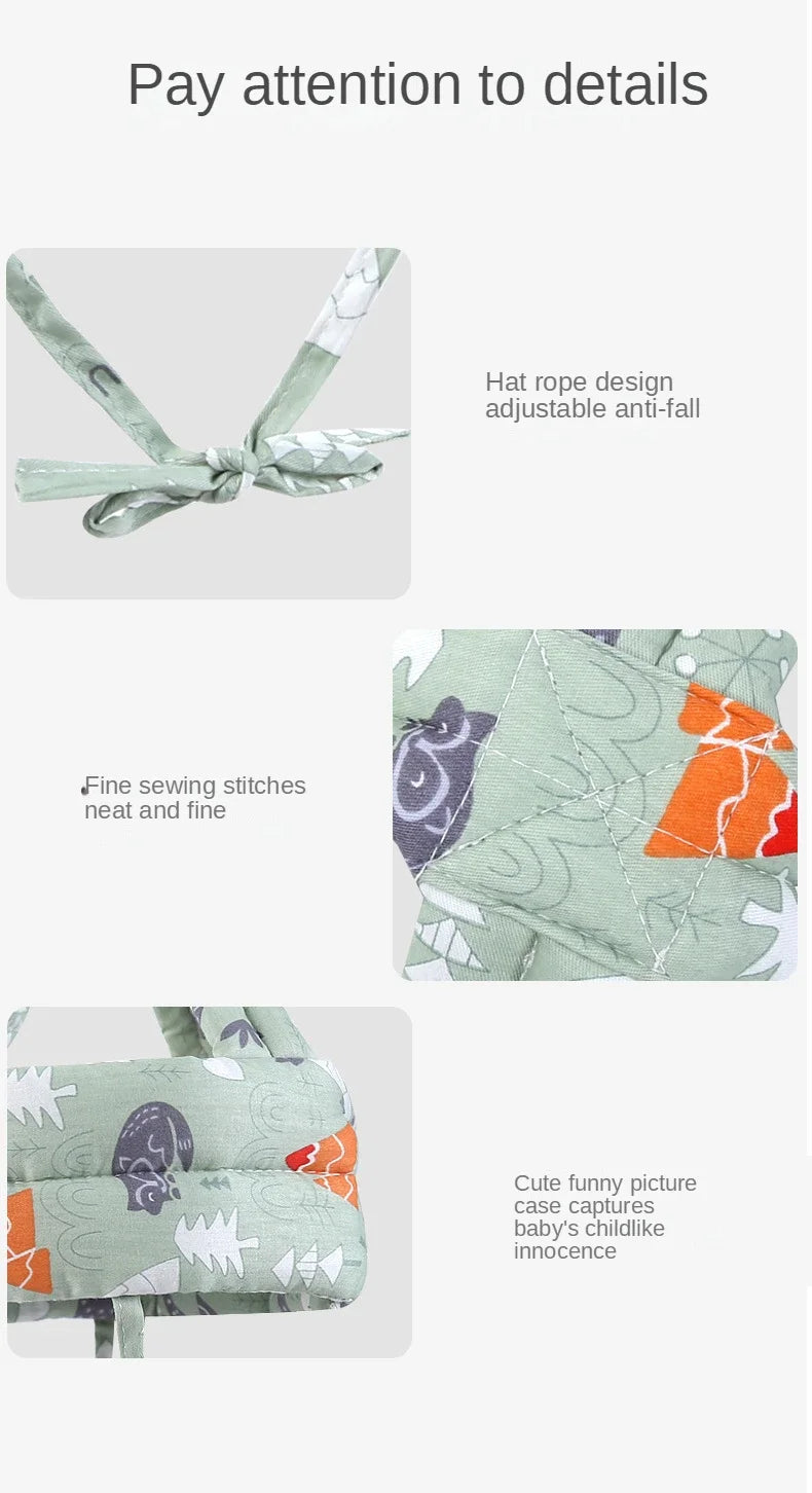 Anti-collision Protective Hat Baby Safety Helmet Soft Comfortable Head Security & Protection Adjustable Hats Baby Toddler Cap