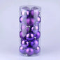 24 Pcs Christmas Ball Ornaments for Xmas Tree - Shatterproof Hanging Decorations for Holiday Wedding - 02ALABA